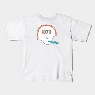 Miami Dolphins Year Founded Vintage Helmet Kids T-Shirt